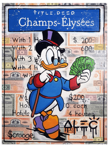 Scrooge Fanning Cash Out Champs-Elysees